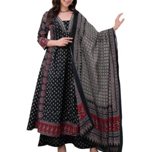 Anarkali Kurta Set for Women with Dupatta